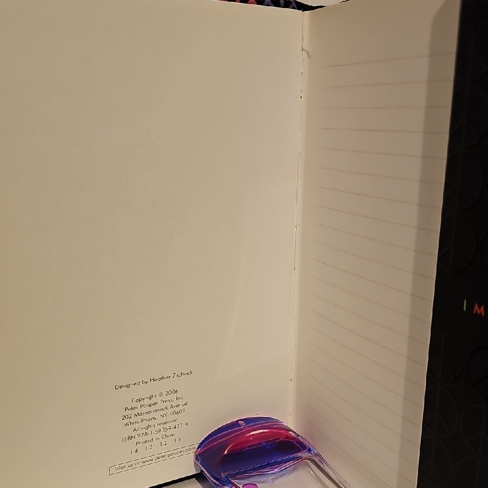 IMAGINE Journal- Colorful Peace Sign Notebook - Picture 5 of 5